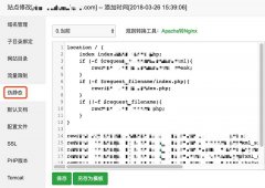 <b>网站搭建如何宝塔BT设置网站的伪静态规则？</b>